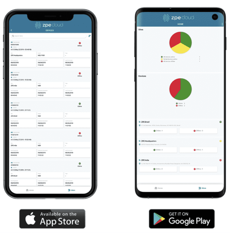 ZPE Cloud mobile app