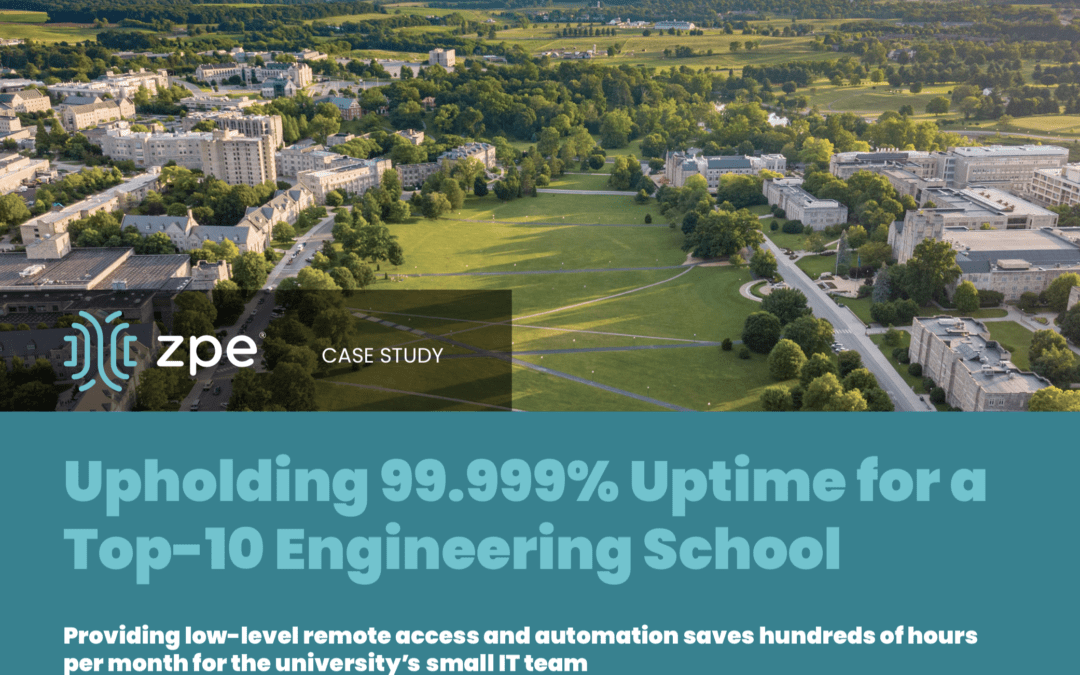 99.999% Uptime for a Top-10 Engineering School