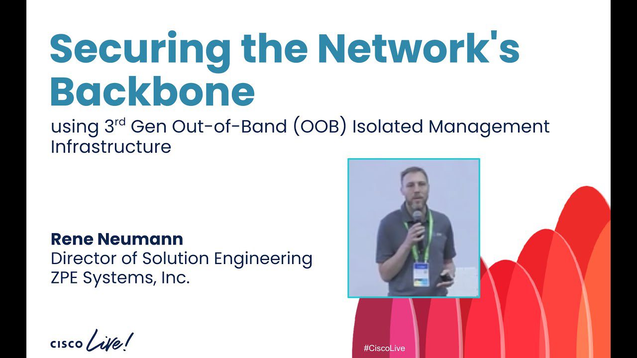 Cisco Live 2024 – Securing the Network Backbone