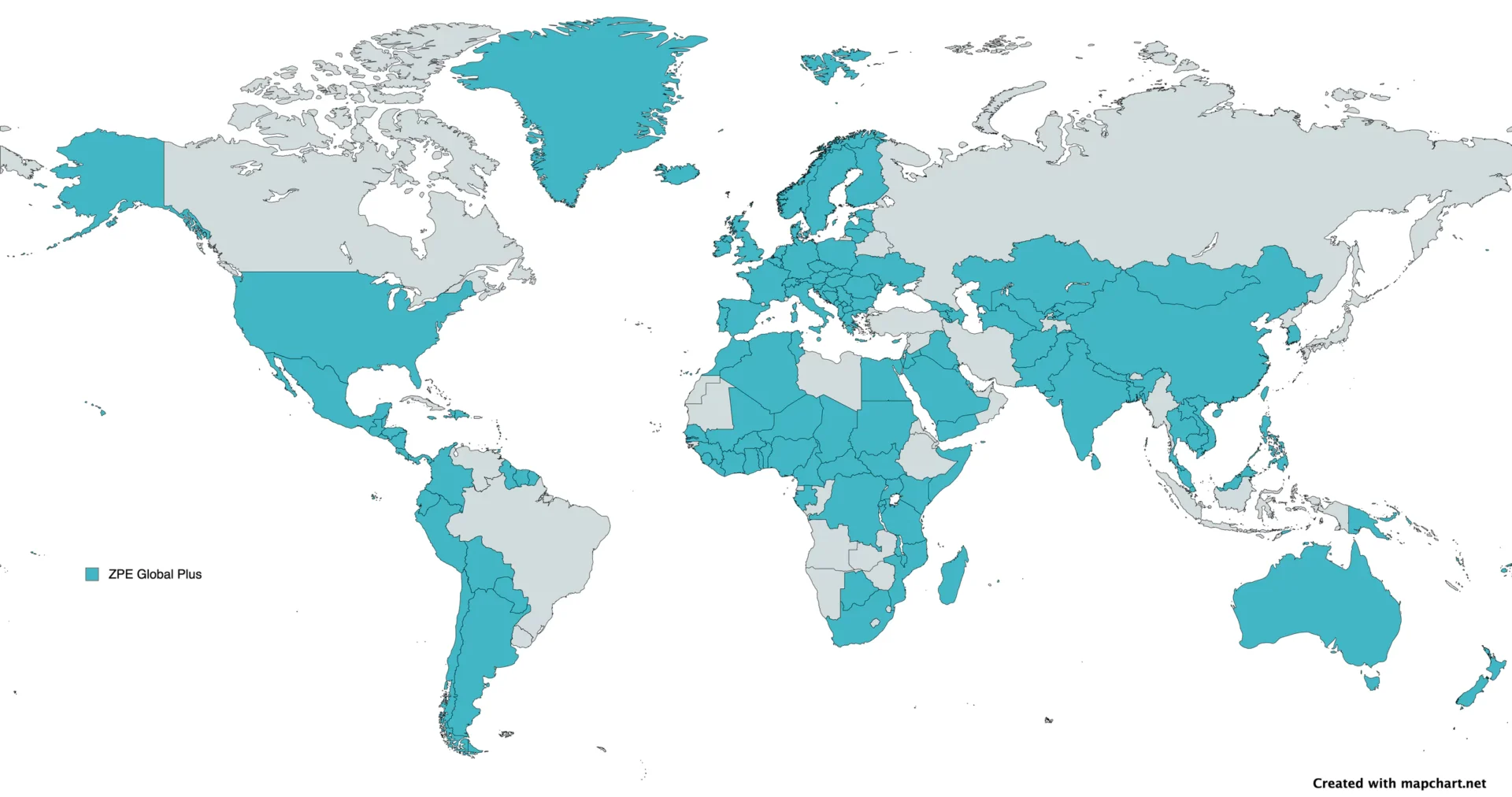 ZPE Systems – Converage map – ZPE Global Plus