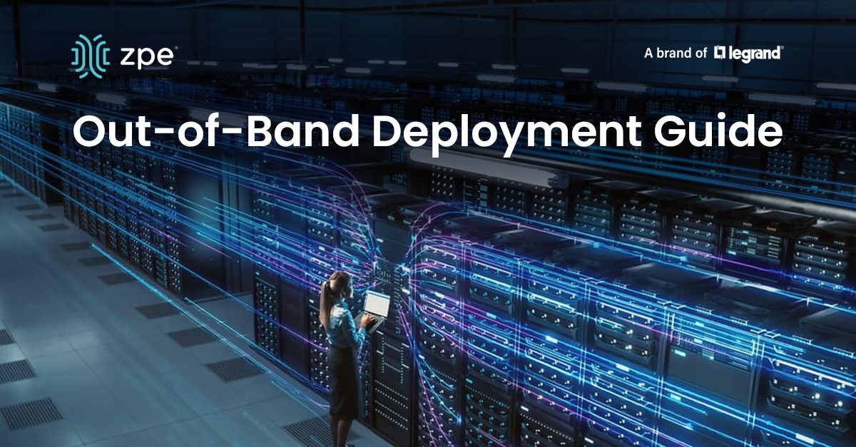 Out-of-band deployment for data center